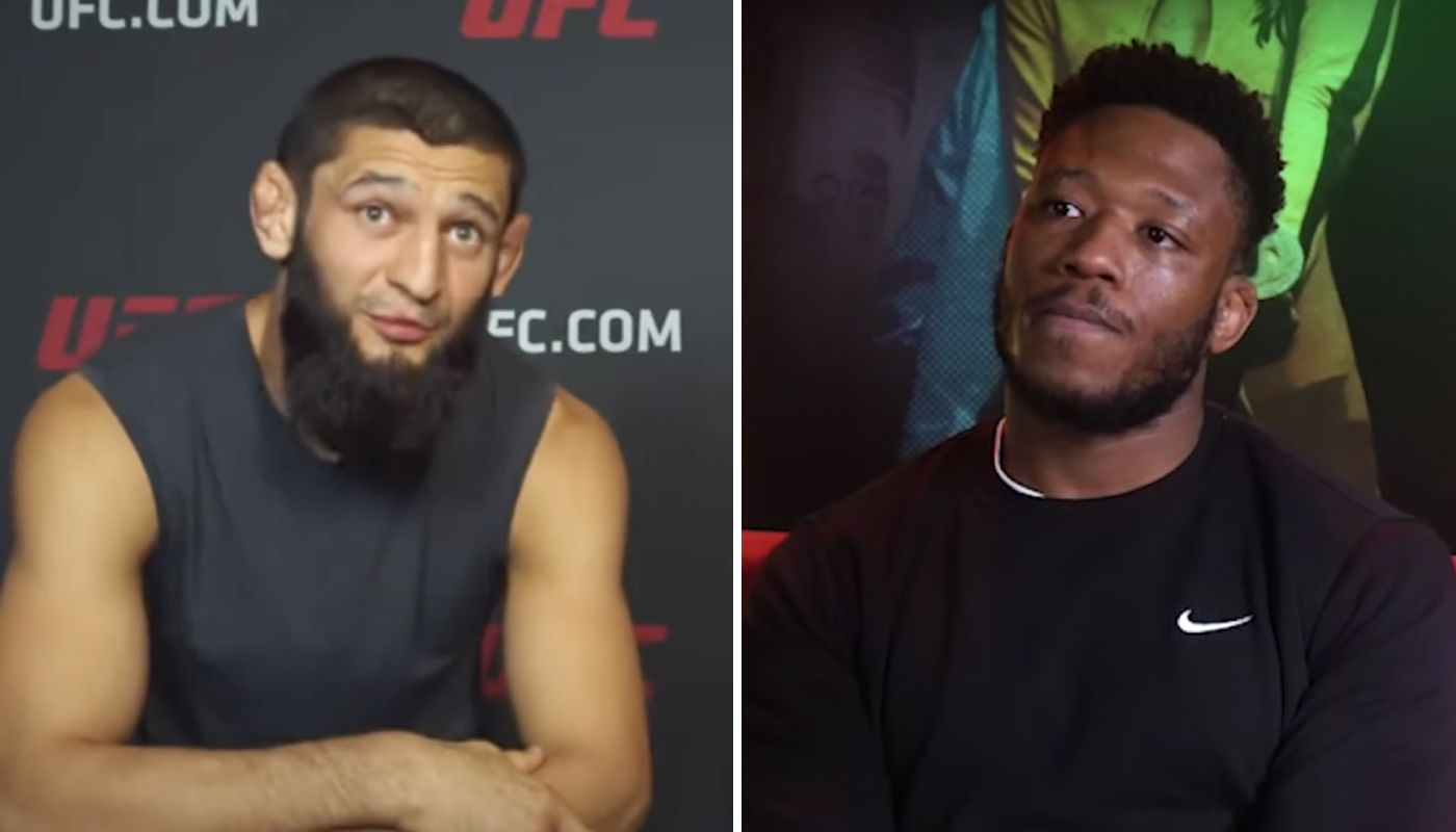 Oumar Sy and Khamzat Chimaev, two UFC fighters