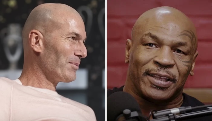 Zinédine Zidane et Mike Tyson