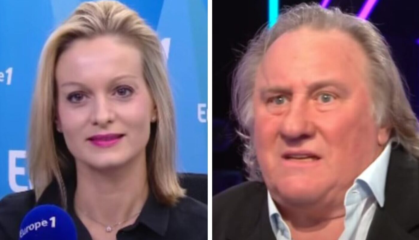 Audrey Crespo-Mara et Gérard Depardieu