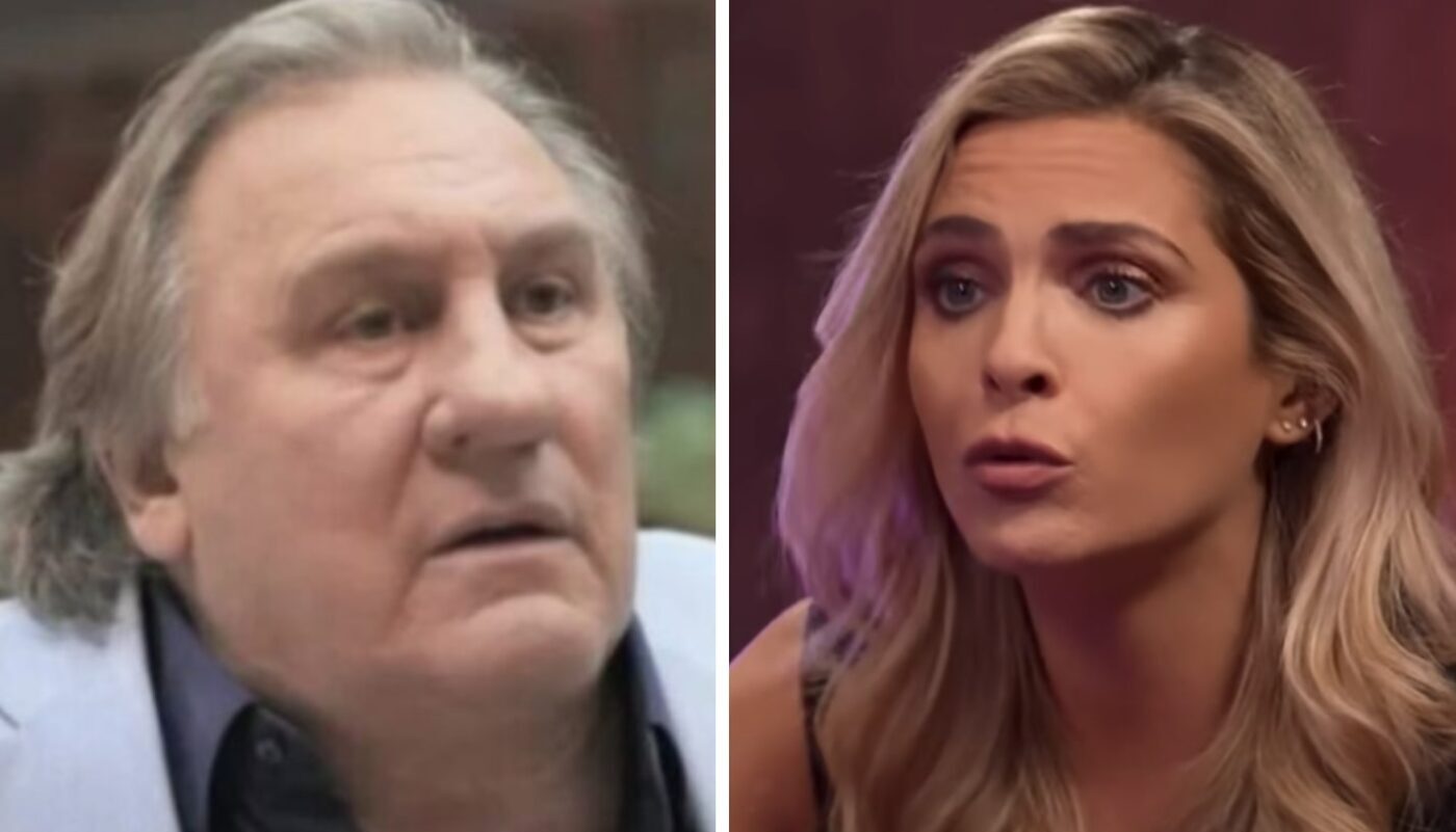 Gérard Depardieu et Clara Morgane