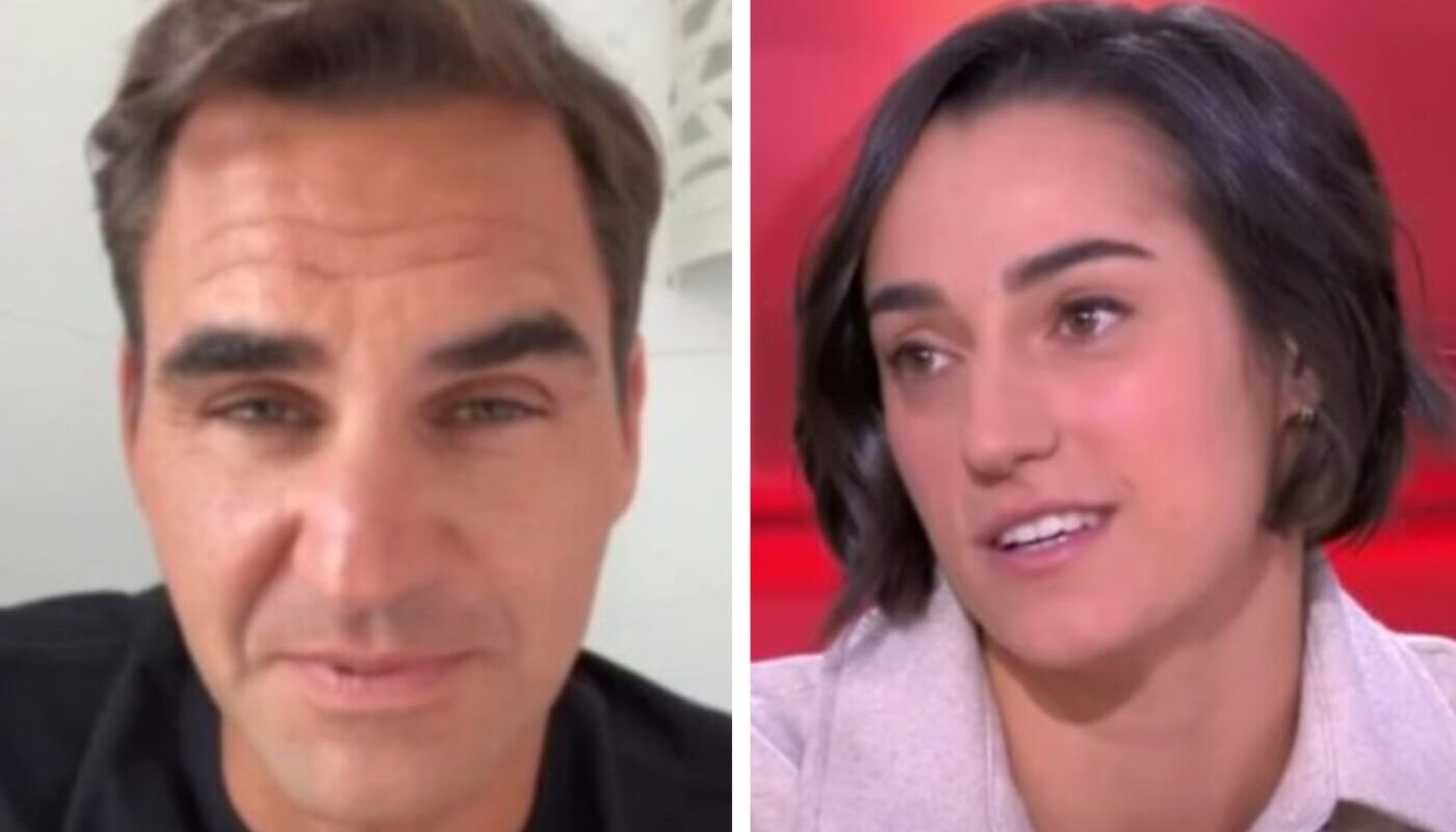 Roger Federer et Caroline Garcia