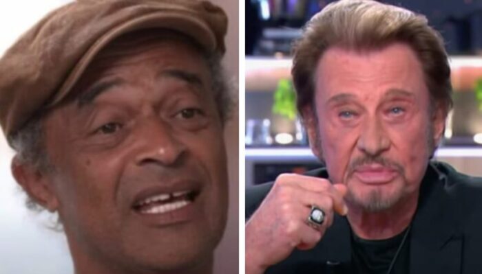 Yannick Noah et Johnny Hallyday