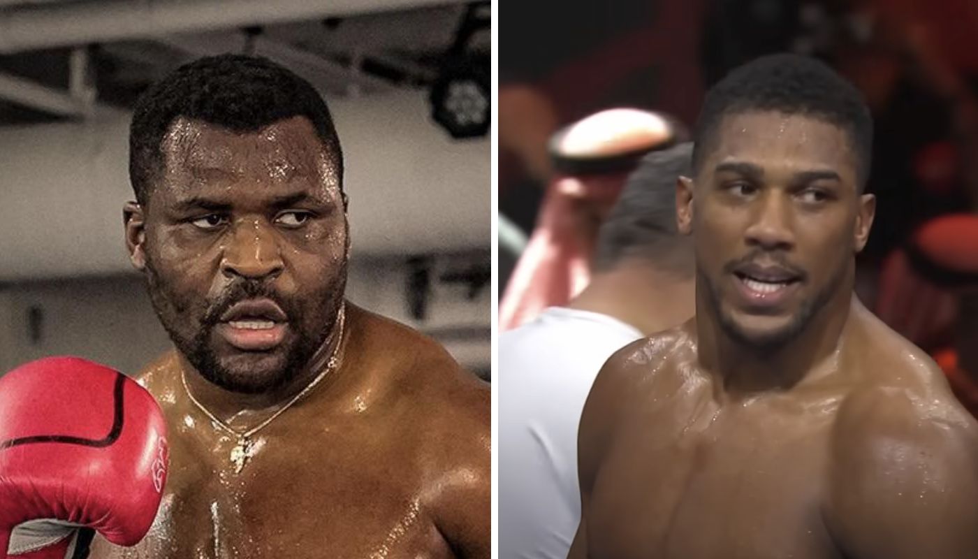 Francis Ngannou et Anthony Joshua