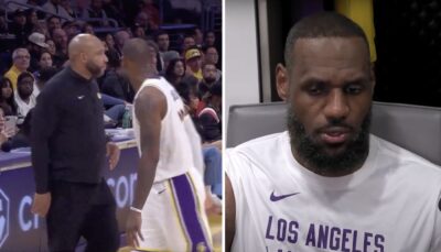 NBA – En pleine victoire, l’attitude polémique de LeBron envers Darvin Ham ! (vidéo)