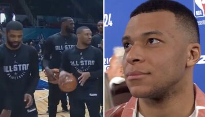 NBA – Présent au Paris Game, Kylian Mbappé lâche son favori pour le titre : « Ils sont solides »