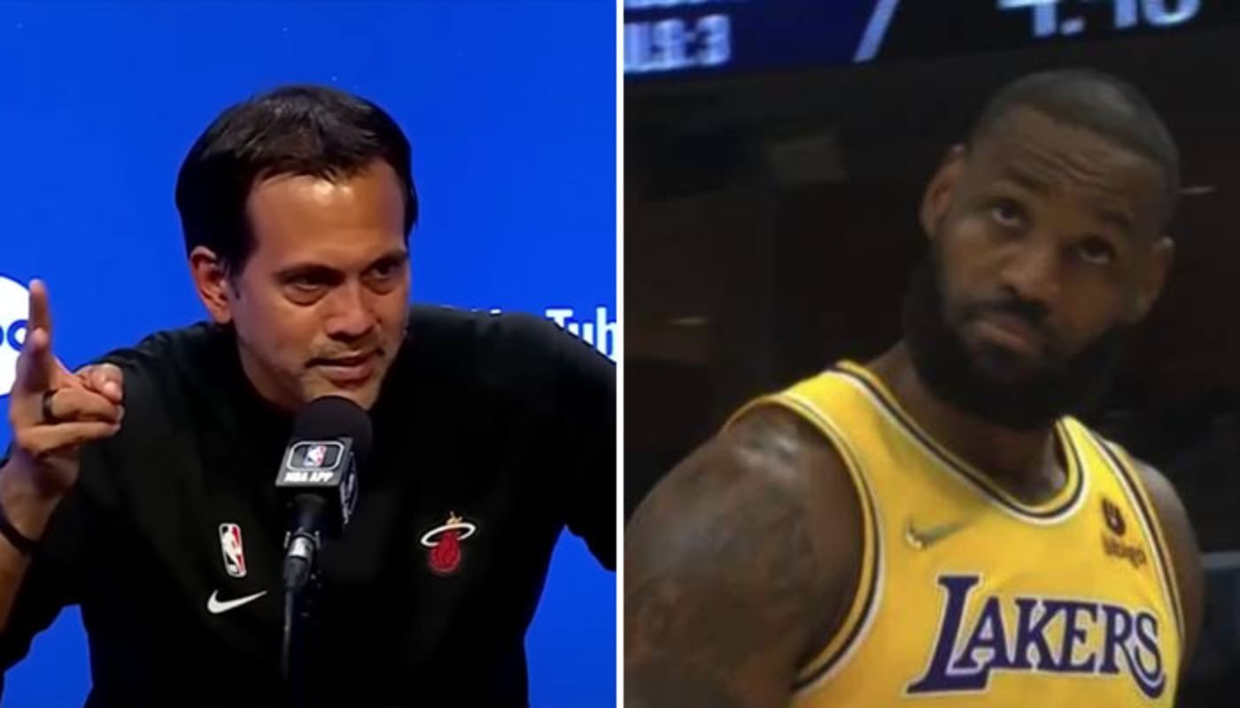 NBA Erik Spoelstra et LeBron James