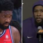 NBA – En plein carnage Joel Embiid, la réaction incendiaire de Kevin Durant !