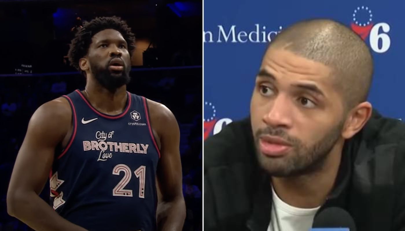 NBA Joel Embiid et Nicolas Batum