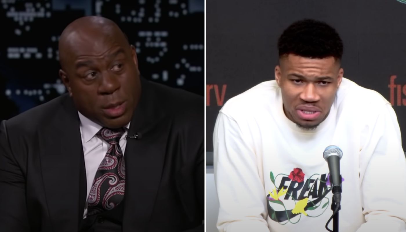 Magic Johnson et Giannis Antetokounmpo