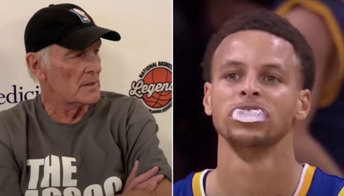 NBA Rick Barry et Stephen Curry