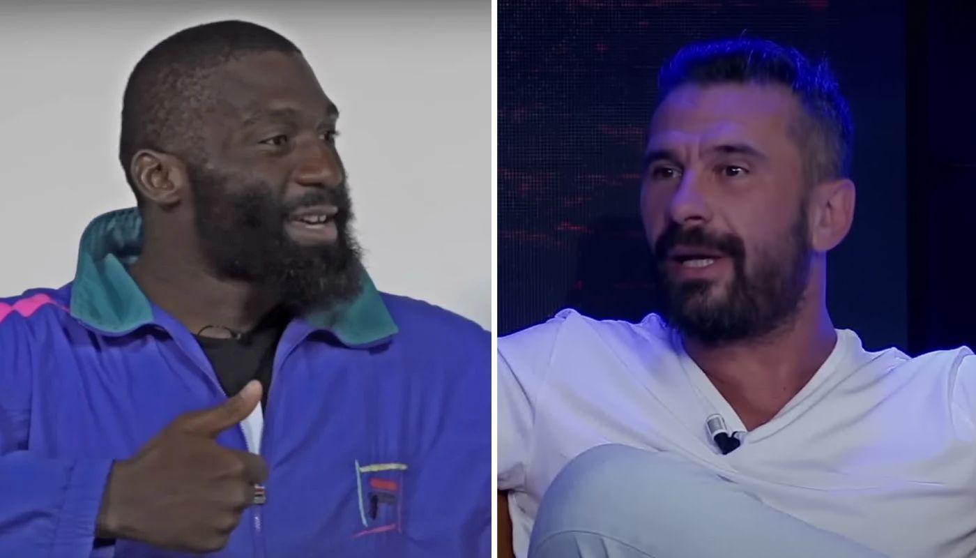 Manu Ferrara, grand passionné de MMA, et Cédric Doumbé