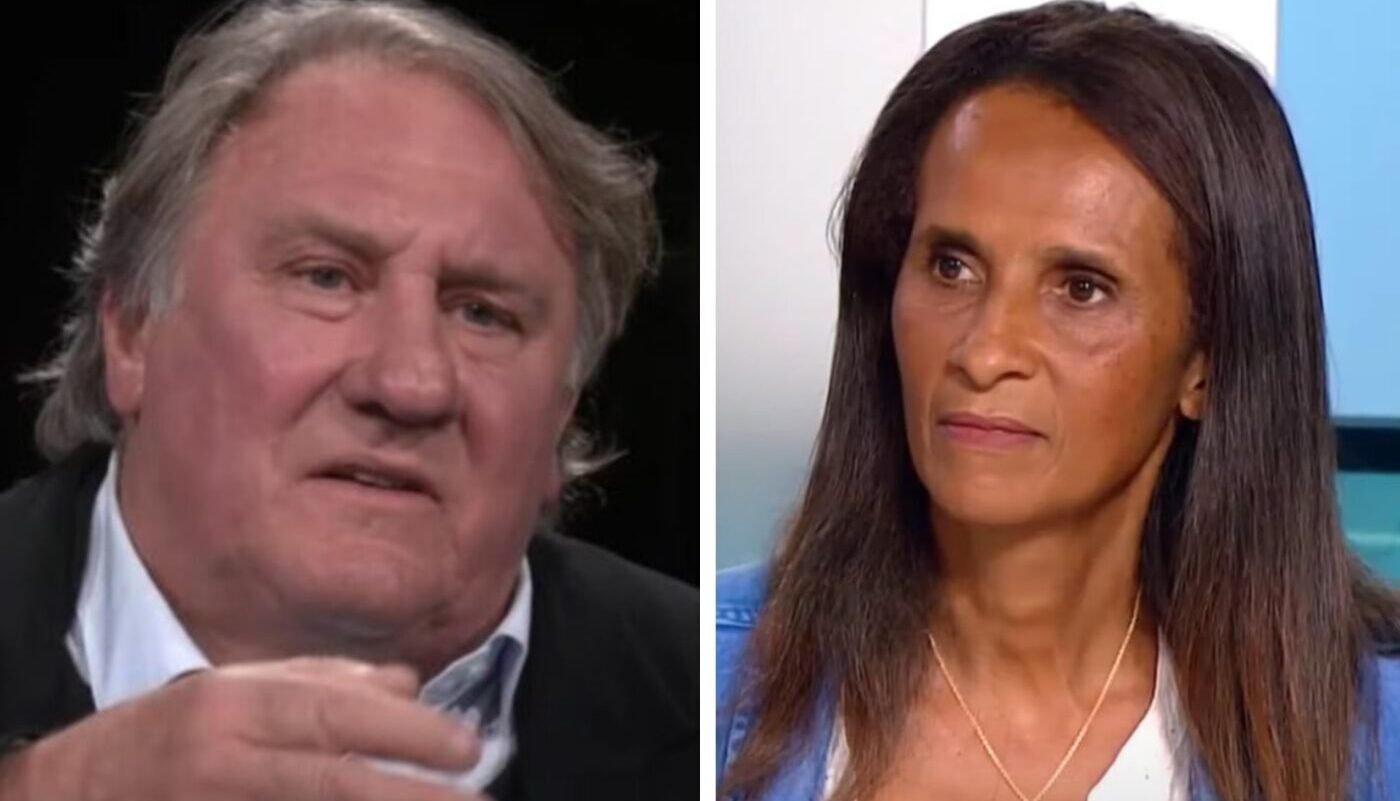 Gérard Depardieu et Karine Silla