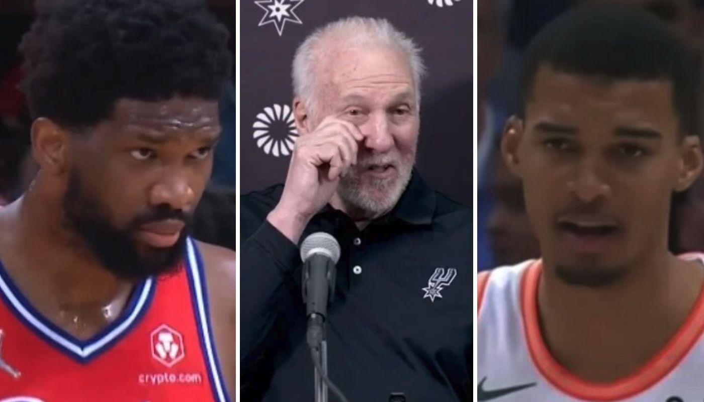 Joel Embiid, Gregg Popovich et Victor Wembanyama