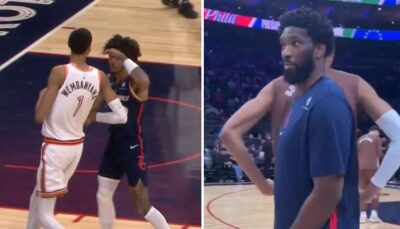 NBA – Choqués par Wembanyama, la réaction virale des 76ers en plein match ! (vidéo)