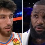 NBA – Le tweet viral de Chet Holmgren sur LeBron : « Ton cerveau va…