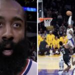 NBA – « Sidéré » : Après l’énorme poster de LeBron, la réaction virale de James Harden !