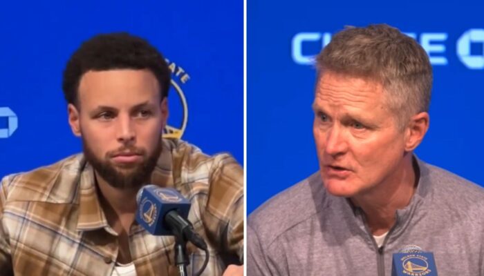 Stephen Curry et Steve Kerr