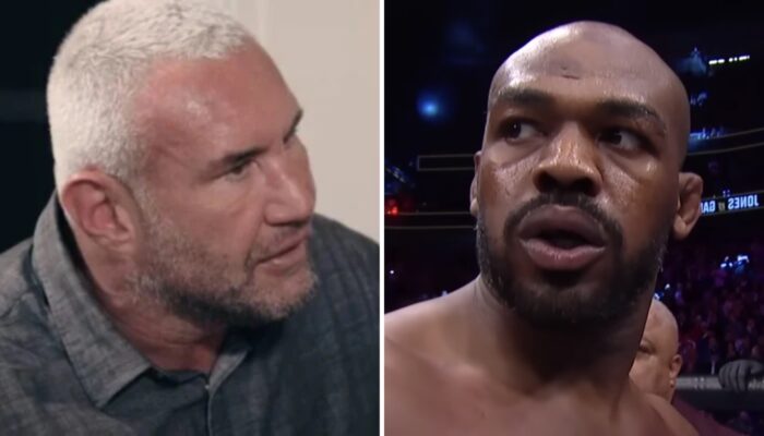 Les légendes des sports de combat, Jérôme Le Banner (gauche) et Jon Jones (droite)