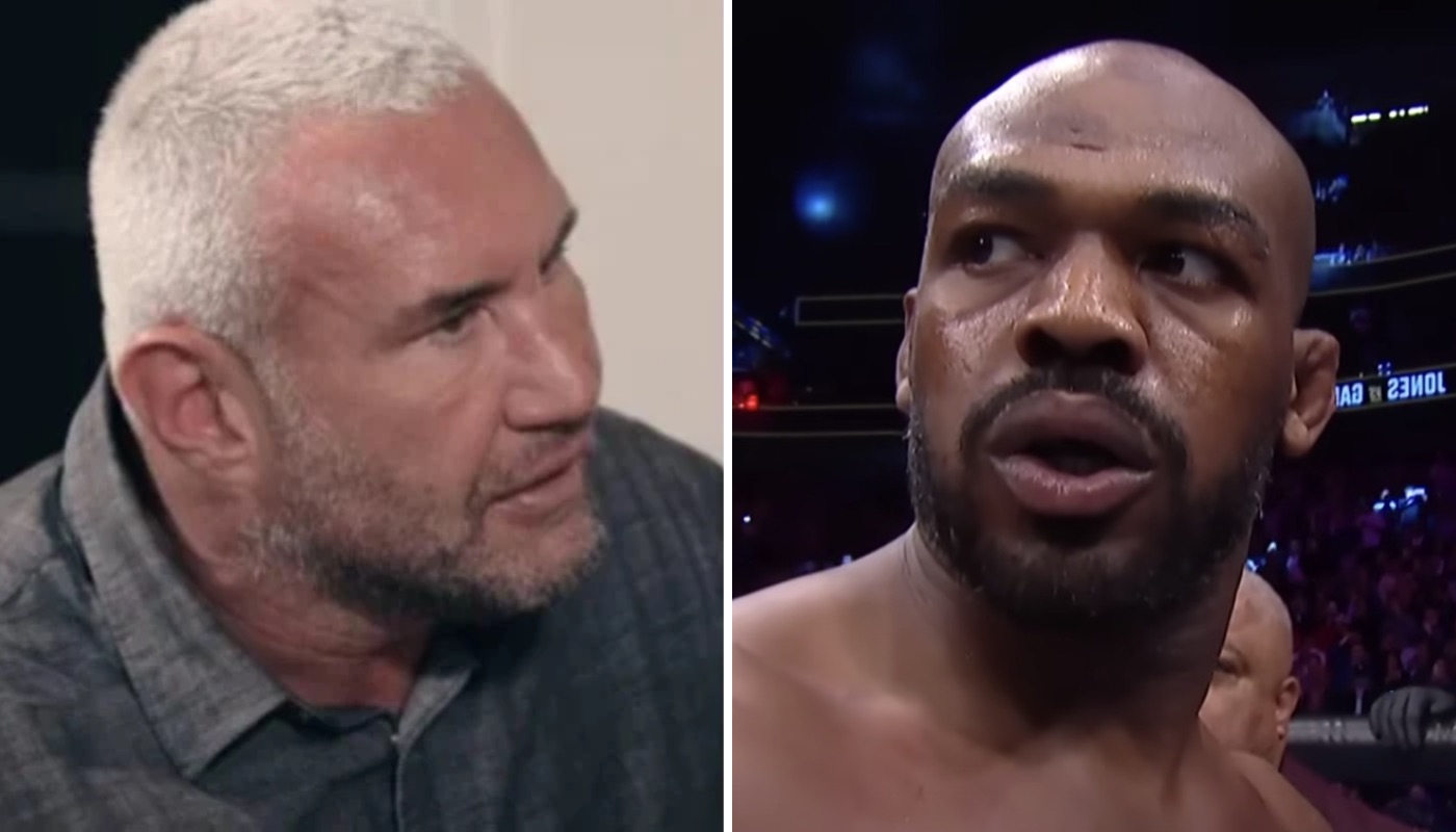 Les légendes des sports de combat, Jérôme Le Banner (gauche) et Jon Jones (droite)