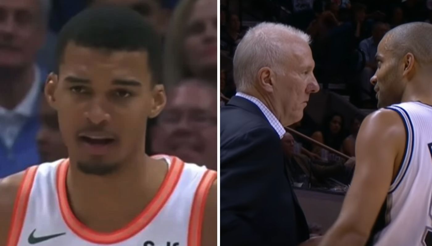 Victor Wembanyama, Gregg Popovich et Tony Parker