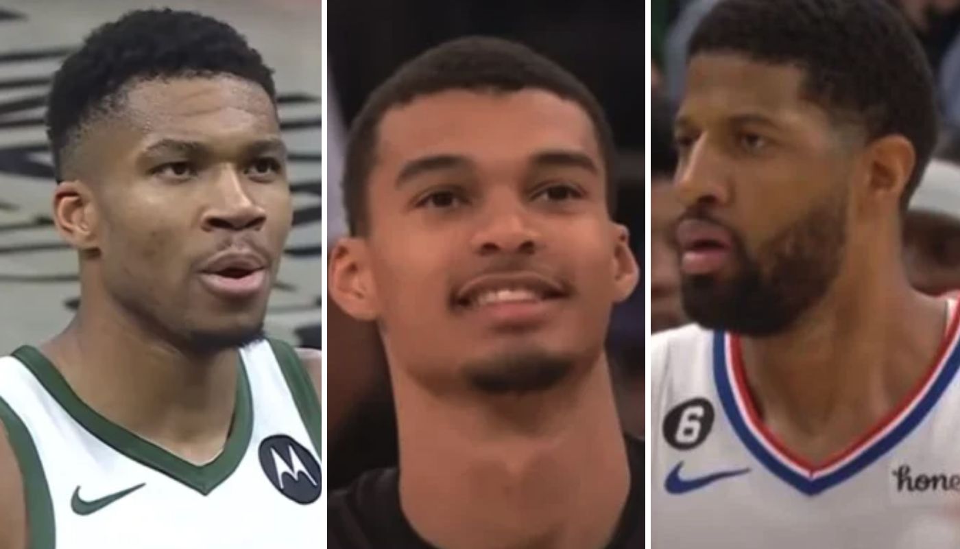 Giannis Antetokounmpo, Victor Wembanyama et Paul George