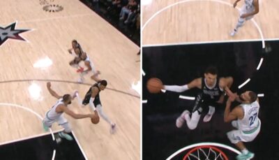 NBA – Encore trop fort, le move viral de Wembanyama sur Rudy Gobert : « C’est dingue »