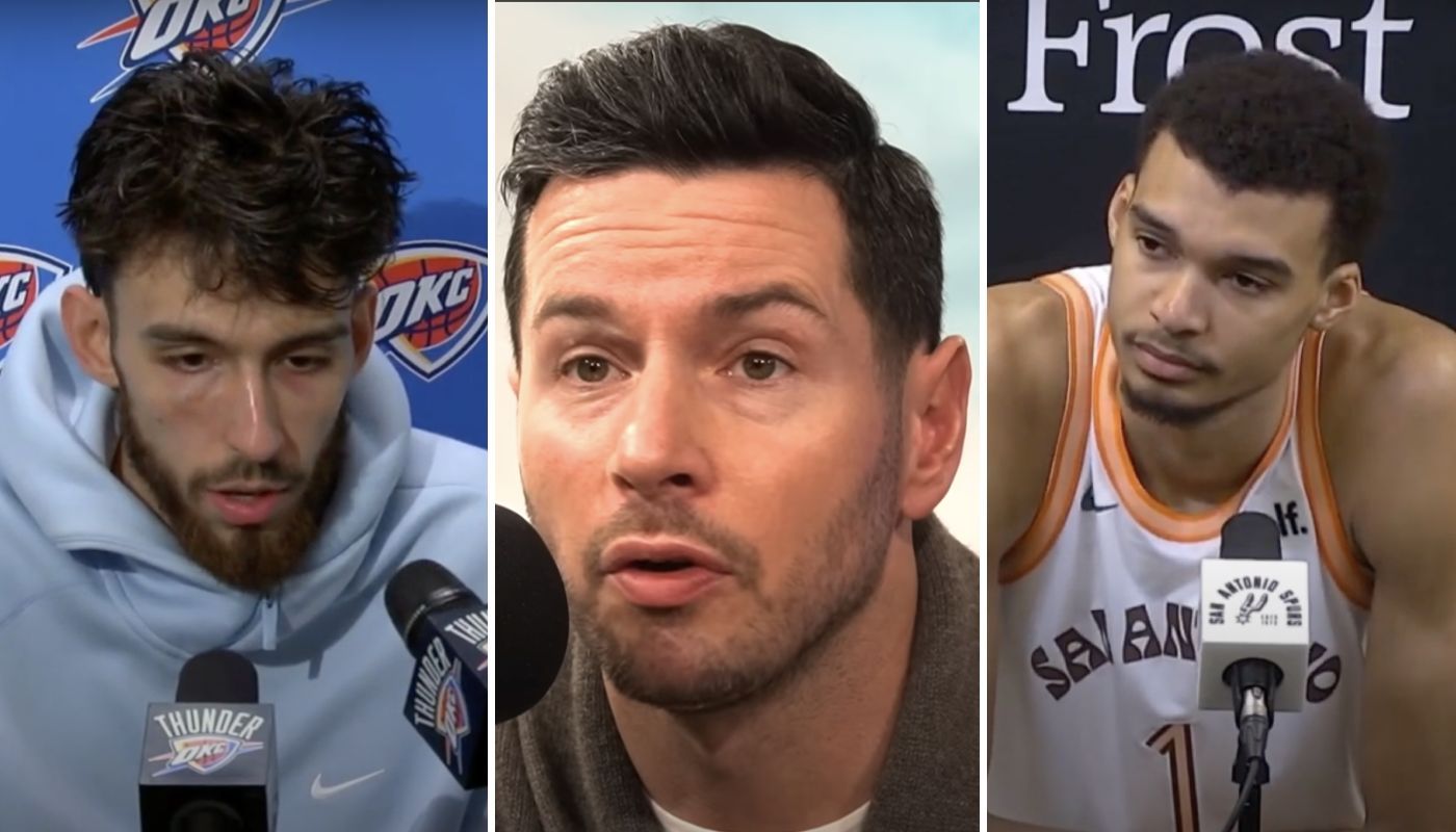 NBA Chet Holmgren, JJ Redick et Victor Wembanyama