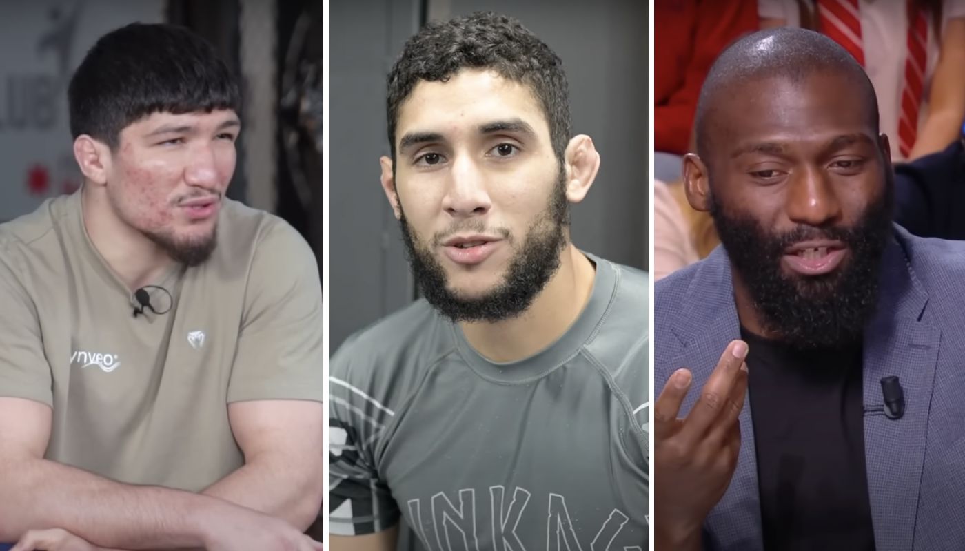 Baysangur Chamsoudinov dit Baki, Farès Ziam et Cédric Doumbé, trois combattants vedette du MMA français