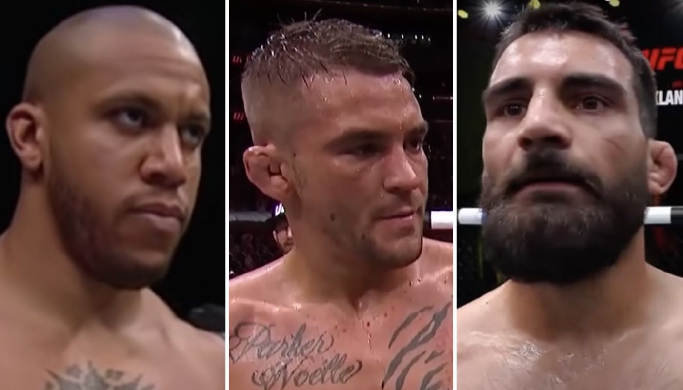 UFC Ciryl Gane, Dustin Poirier et Benoît Saint-Denis