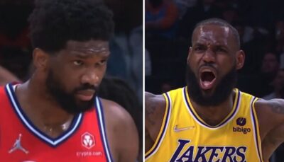 NBA – Joel Embiid lourdement blessé, LeBron craque et enrage : « C’est à cause de ça ! »