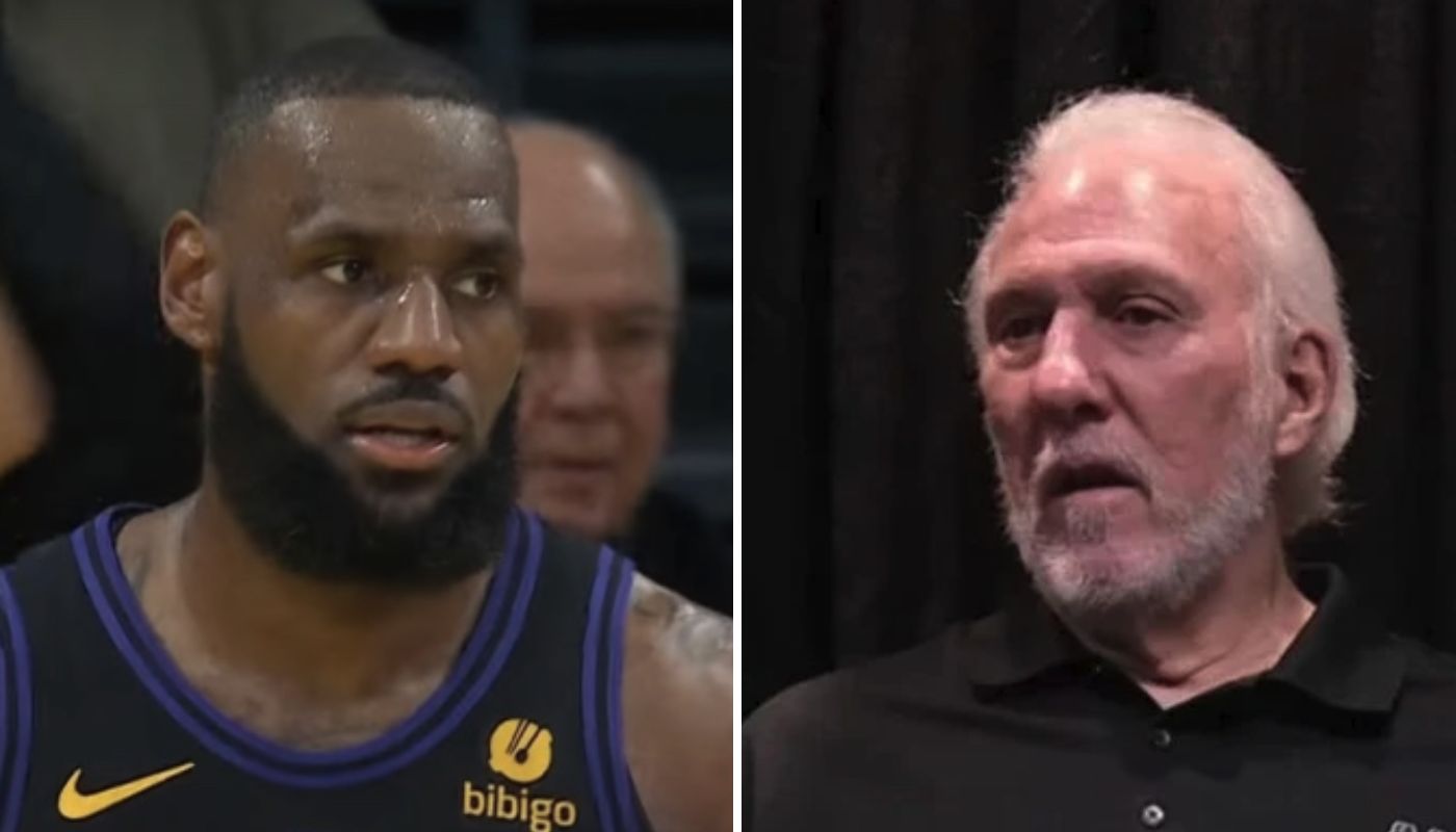 LeBron James et Gregg Popovich