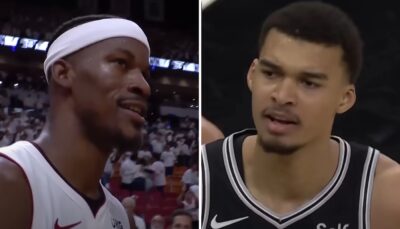 NBA – Après la séquence virale entre Wemby et Butler, les fans du Heat s’emportent : « Wow, il le…