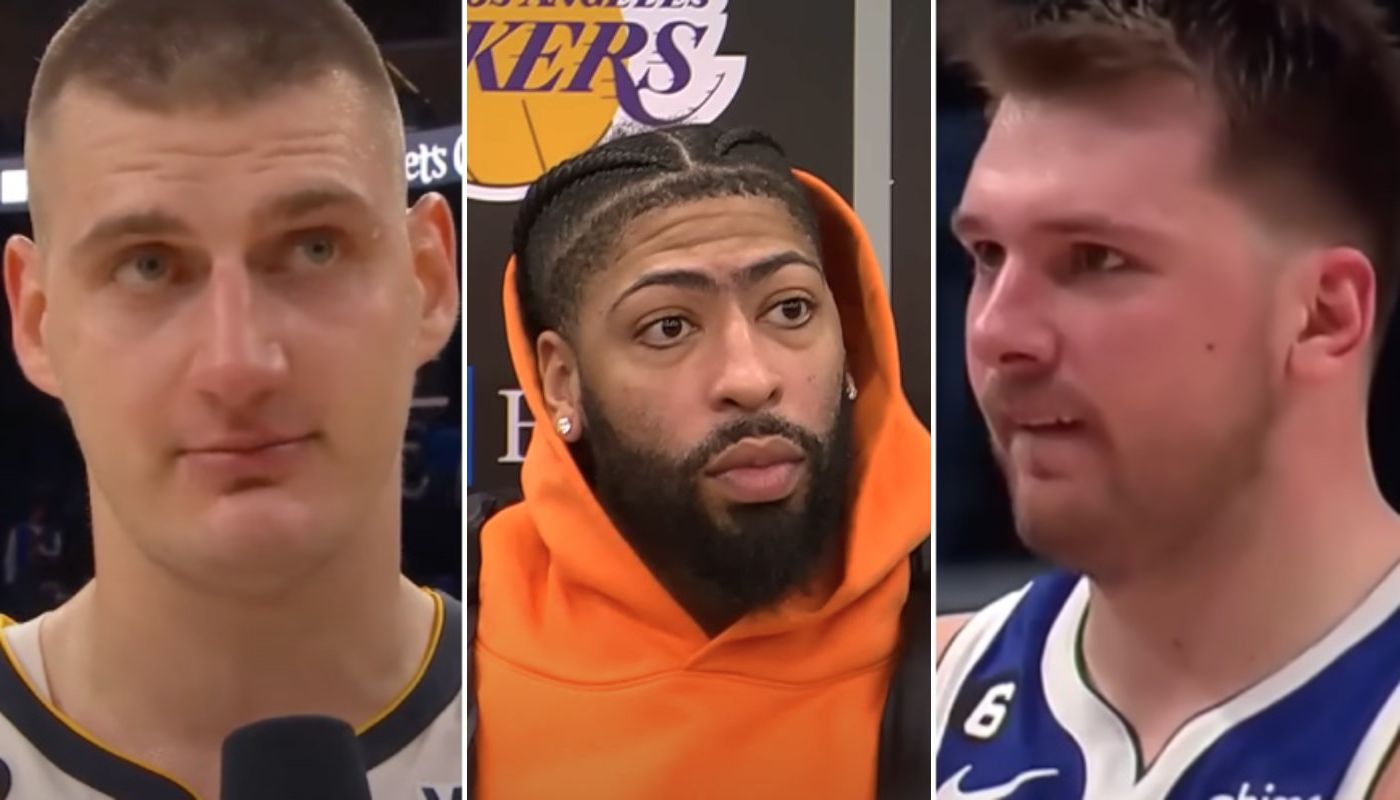 NBA Niko Jokic, Anthony Davis et Luka Doncic