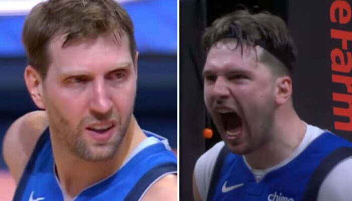 NBA Dirk Nowitzki et Luka Doncic