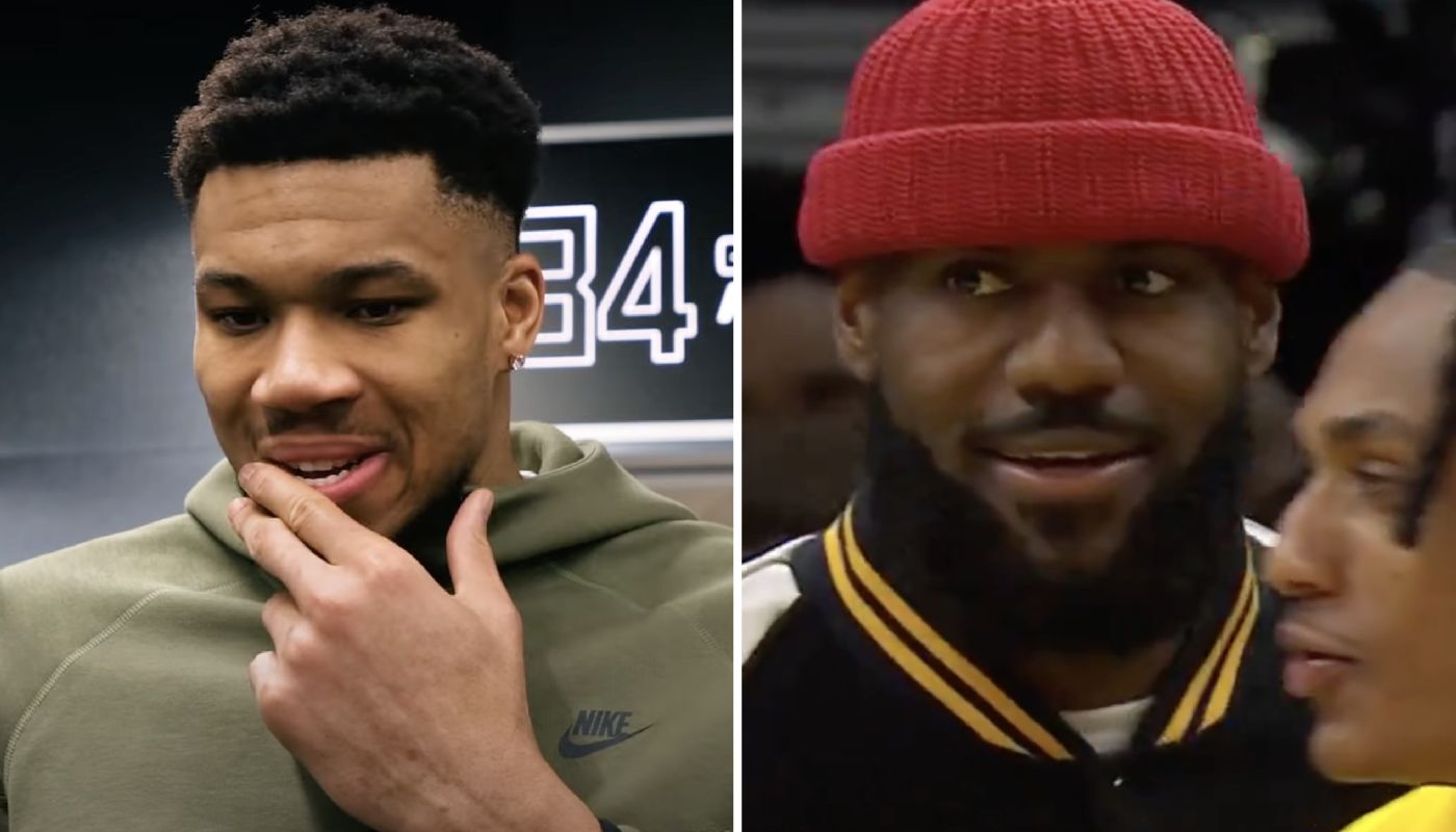 Giannis Antetokounmpo, double MVP des Bucks, et LeBron James des Lakers