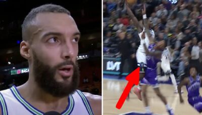 NBA – Choqué, Rudy Gobert réagit au poster XXL d’Anthony Edwards !