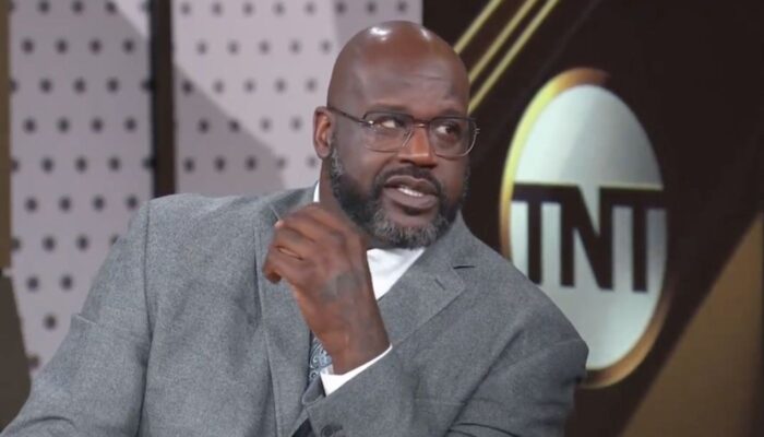 La légende Shaquille O'Neal sur le plateau de la chaine TNT