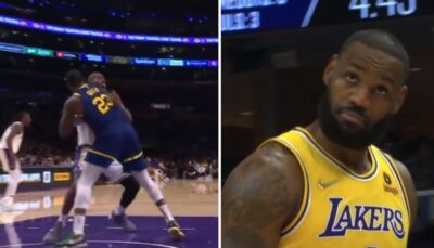 NBA – Le geste lunaire de Draymond sur LeBron en pleine rencontre, les fans choqués ! (vidéo)