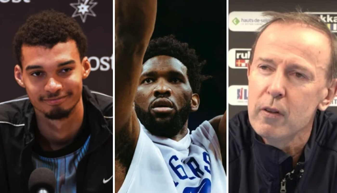 Victor Wembanyama, Joel Embiid et Vincent Collet