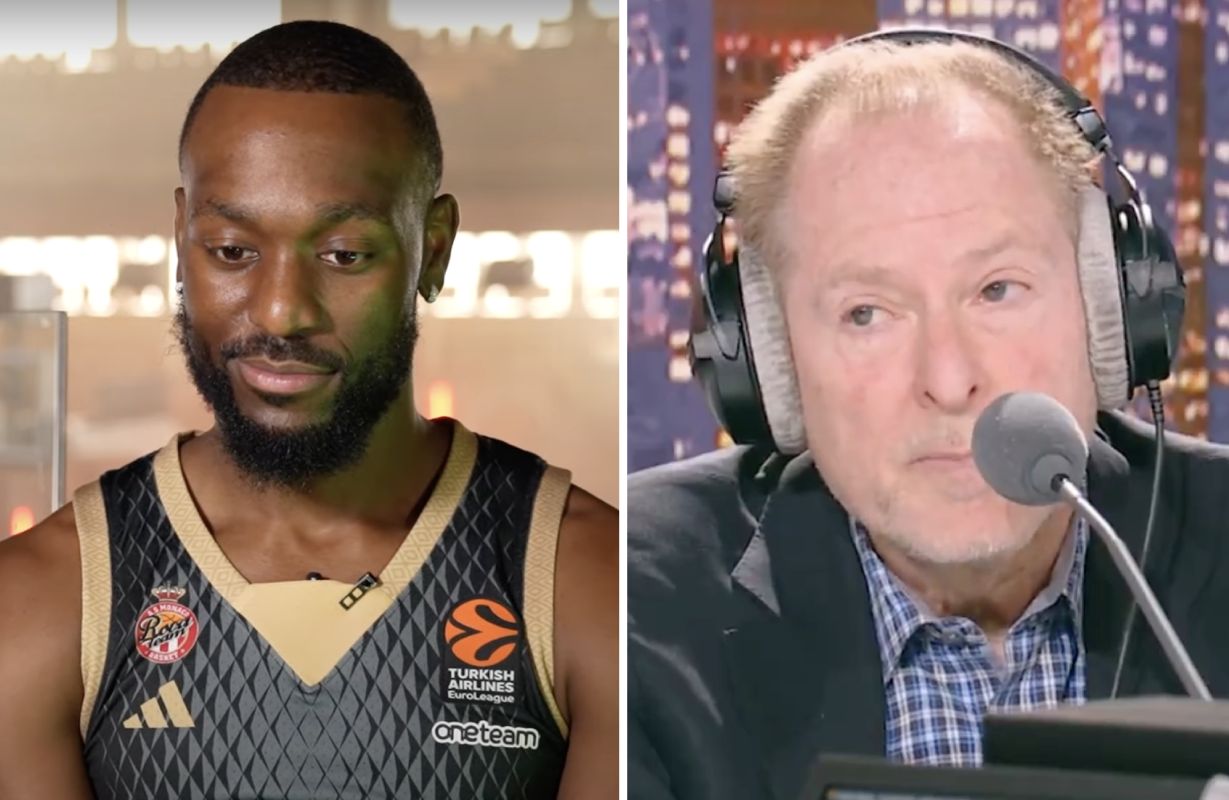 Kemba Walker, joueur de Monaco, et le président du Paris Basket David Kahn