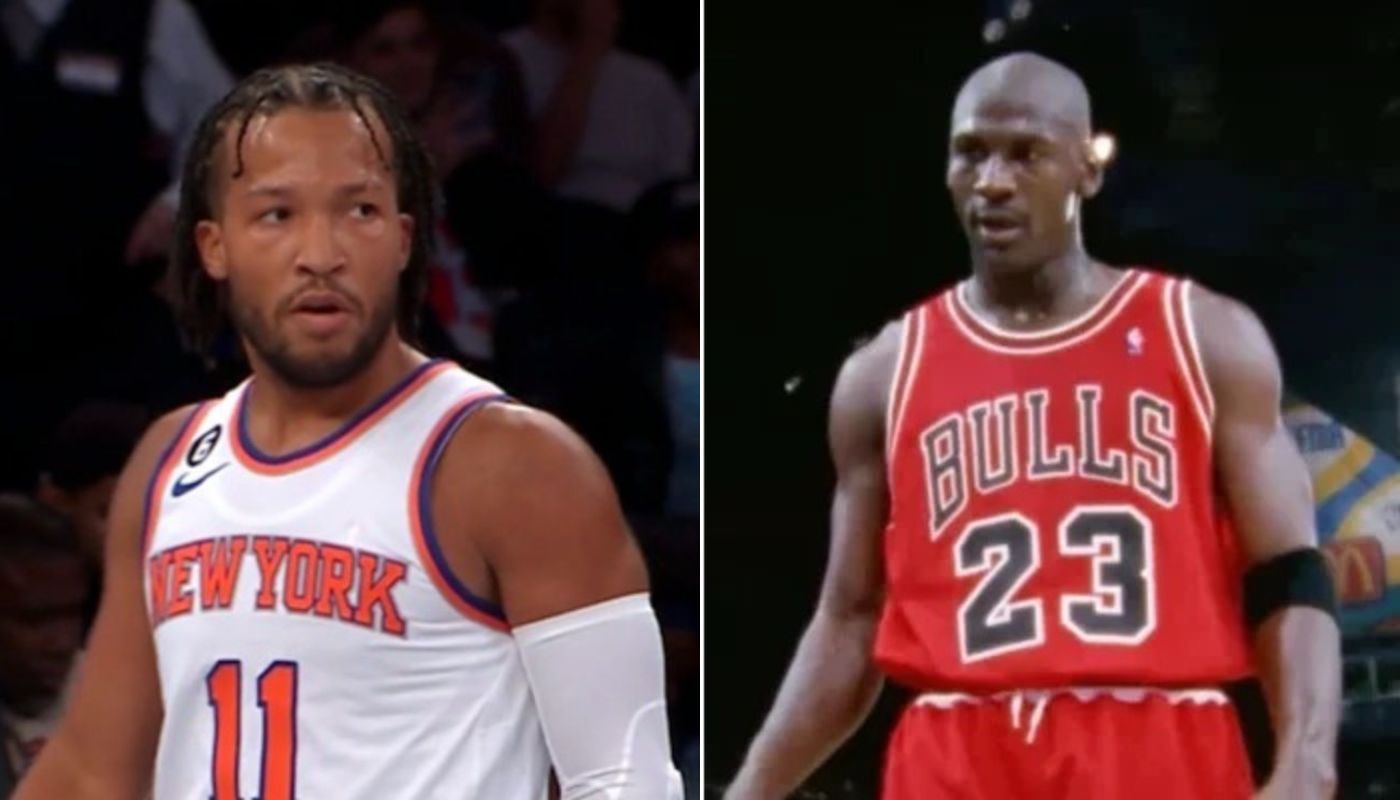 NBA Jalen Brunson et Michael Jordan