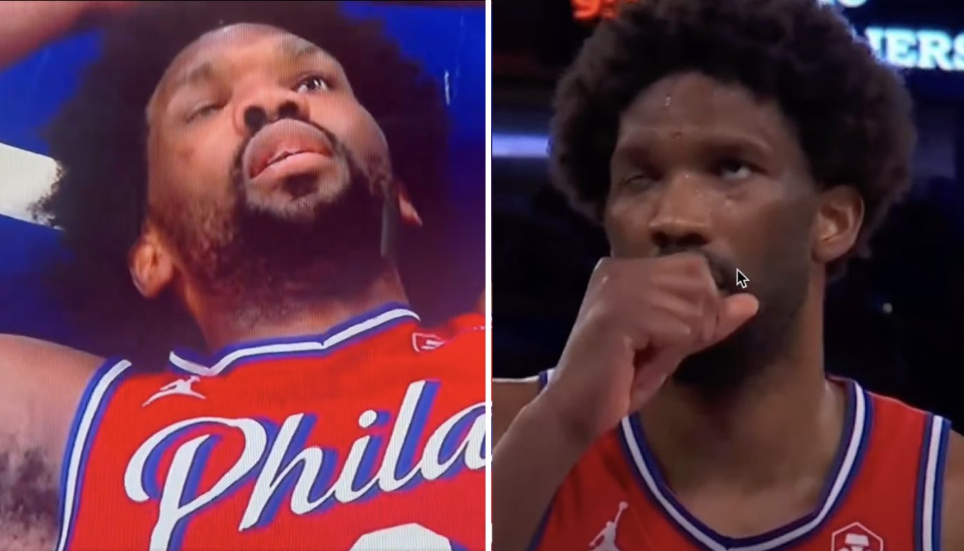 Joel Embiid, victime d'un étrange problème à l'oeil