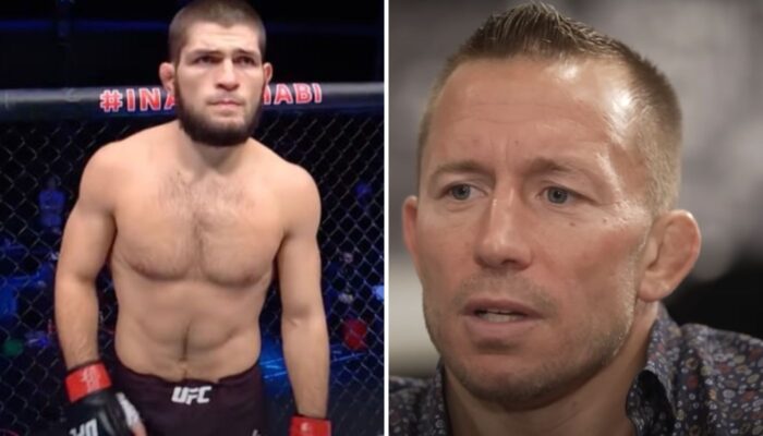 UFC Khabib Nurmagomedov et Georges Saint-Pierre