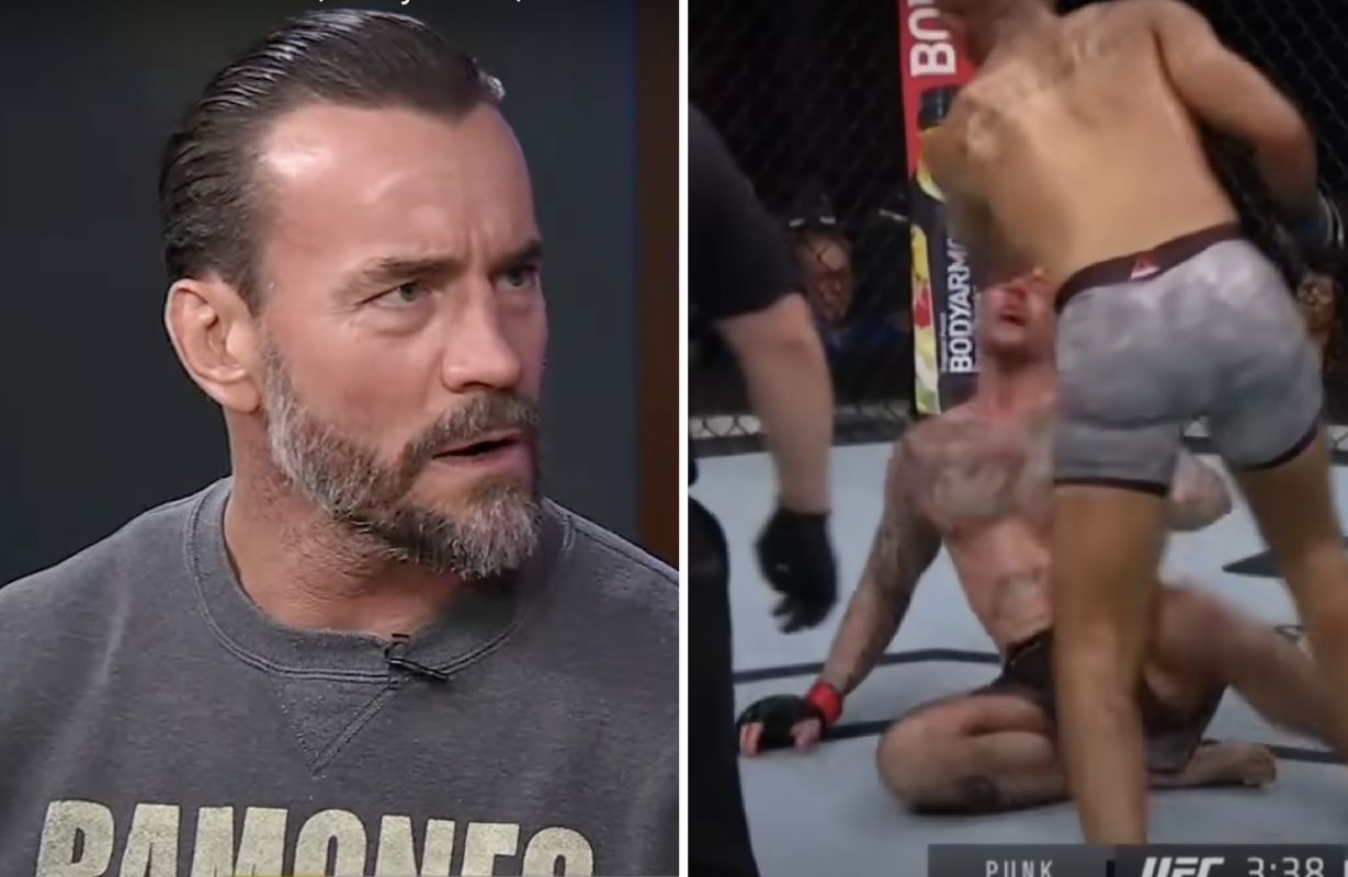 CM Punk, légende de la WWE, pendant sa carrière à l'UFC