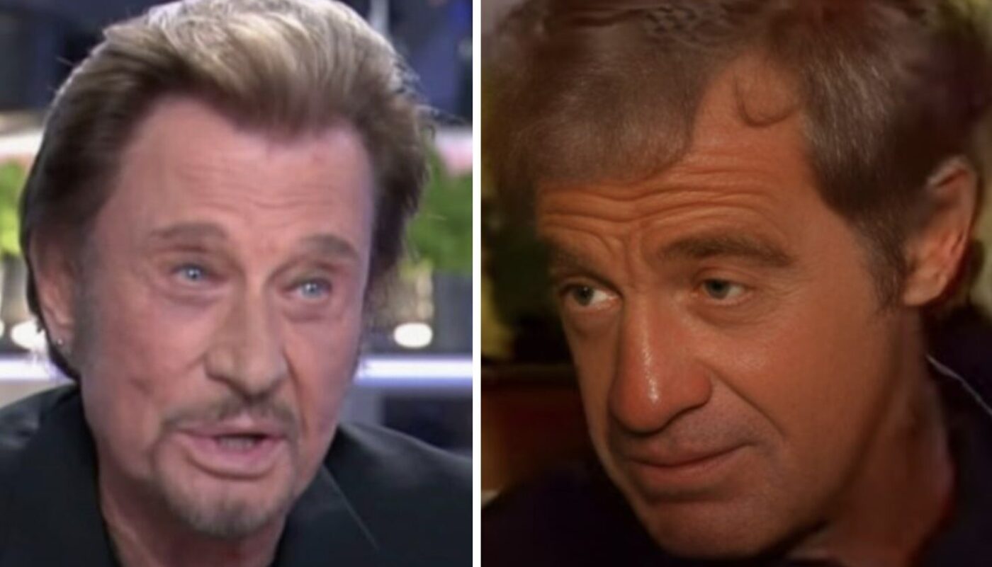 Johnny Hallyday et Jean-Paul Belmondo