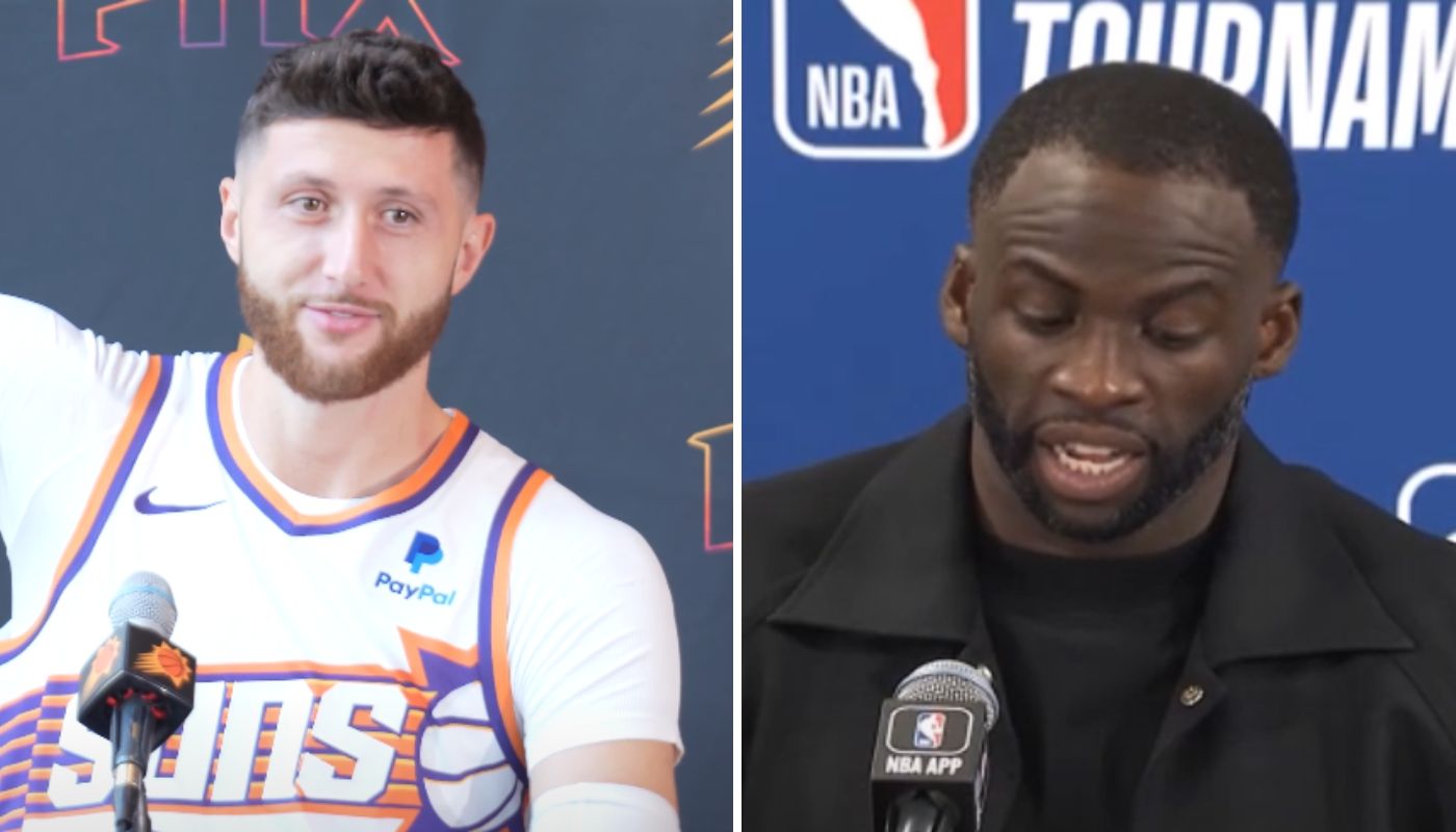 Jusuf Nurkic et Draymond Green