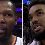 NBA – En plein sweep, la scène virale entre Kevin Durant et une star des Wolves : « Il lui a dit…