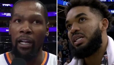 NBA – En plein sweep, la scène virale entre Kevin Durant et une star des Wolves : « Il lui a dit…