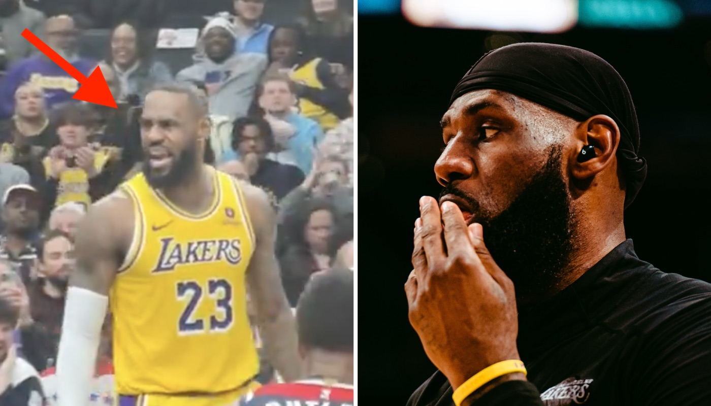 La superstar NBA LeBron James a adressé des propos peu glorieux à un arbitre
