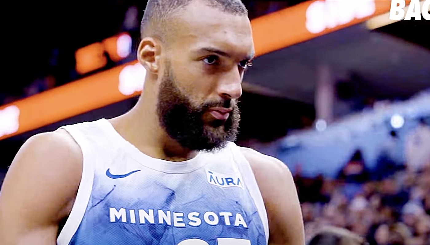 Le pivot NBA français des Minnesota Timberwolves, Rudy Gobert